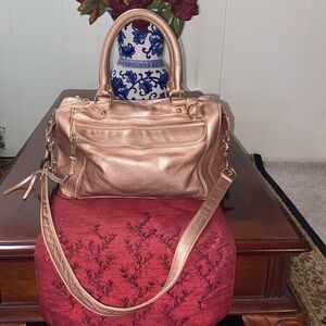 Rebecca Minkoff Metallic Rose Gold M.A.B. Bag